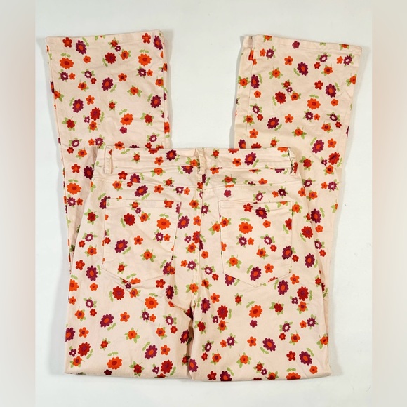 VINTAGE SUPPLY Ditsy Floral Flare Leg Jeans- Women’s Size US10 - Picture 9 of 12